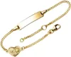 Unique Armband aus 9K Gold mit Herz und Engel Produktbild-Vorschau 1
