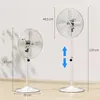 Homcom HOMCOM Trojnožkový ventilátor výškovo nastaviteľný Náhľad obrázku produktu 3