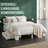 Homestyle4u Holzbett 140x200 mit 2 Schubladen Weiß Produktbild-Vorschau 19