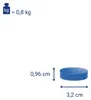 MAUL Magnet rund 10 Stück 0,8 kg Kunststoff Ferrit Produktbild-Vorschau 3