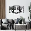 Wallity, Love Tree, decorazione da parete, nero, metallo, Anteprima dell’immagine prodotto 1