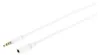 4-pol, 3,5mm Stecker/ Buchse, weiß, verg. 2m Produktbild-Vorschau 1
