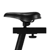 A close-up view of a black bicycle seat on a white background. Produktbild-Vorschau