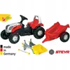 Treppe Traktor RollyKid Steyr 6165 CVT junior rot Produktbild-Vorschau 6