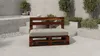 Lermowood Palettenmöbel Mpe Bank 100 x 80 cm Palisander | Produktbild-Vorschau 2