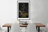 MuchoWow® Gerahmtes Poster Neuwied - Gold - Stadtplan - Produktbild-Vorschau 3
