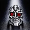 3D Edelstahl Ring Totenkopf Skull Gr. 58 = 18,4 mm Silber Produktbild-Vorschau 1