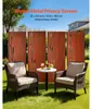 SucceBuy Paravent 50x160 cm 4er-Set, Raumteiler mit Produktbild-Vorschau 2