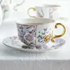 Filiżanka ze spodkiem porcelana Motyle Kwiaty 250ml pudełko Podgląd zdjęcia produktu 8