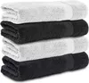 Komfortec 4er Handtücher 50x100 cm Set aus 100% Baumwolle, Produktbild-Vorschau 1