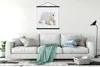 MuchoWow® Textilposter Eisbär - Schnee - Weiß 90x90 cm mit Produktbild-Vorschau 3