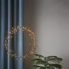 LED Kranz 'Curly' - 200 warmweiße LED - D: 35cm - schwarz Produktbild-Vorschau