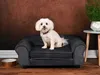 Hunde Bett, Katzen Bett schwarz - Sofa für Hund, mit Produktbild-Vorschau 2