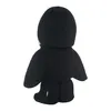 A back view of a black plush toy with a white face, possibly a penguin character. Náhled obrázku produktu