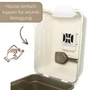 Katzenklo mit Deckel Schaufel und Aktivkohlefilter - Produktbild-Vorschau 5