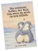 Mr. & Mrs. Panda Ansichtskarte Pinguine Kuscheln Design - Produktbild-Vorschau 1