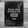 Metallschild XL in 21x28 cm mit Spruch Tonic ohne Alkohol Produktbild-Vorschau 7