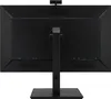 The back view of a black ASUS monitor on a black background. Produktbild-Vorschau