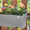 4x Bac à fleurs 11 litres support de montage intérieur Voir les images du produit 3