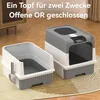 Katzentoiletten, Katzentoilette, Katzenklo, klappbar Produktbild-Vorschau 6