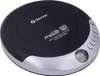 A black and silver portable CD player with text and logos on its surface. Podgląd zdjęcia produktu