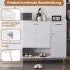 Szafka na buty Merax z 2 szufladami i 4 drzwiczkami, Podgląd zdjęcia produktu 8
