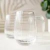 6 Trinkgläser 350ml (max. 400ml) mit geriffelter Oberfläche Produktbild-Vorschau 4