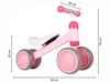 ECOTOYS JM-118, trottinette pour enfant, rose Voir les images du produit 7