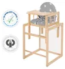 Chaise haute combinée en bois Roba Little Stars, nature Voir les images du produit 5
