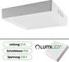 LUMILED LED Aufbauleuchte Spot 12W 4000K Neutralweiß 1320lm Produktbild-Vorschau 4