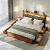 Letto imbottito ProximaX 180x200cm con USB e LED, letto Anteprima dell’immagine prodotto 2