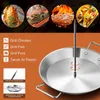 A product shot of a vertical rotisserie grill set with illustrative images of food items and text describing its uses. Produktbild-Vorschau