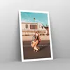 Poster - Poster ohne Rahmen - Reise Frau Rollschuhe - Produktbild-Vorschau 7