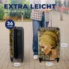 MuchoWow® Koffer Handgepäck Trolley Rollkoffer Kleine Produktbild-Vorschau 5