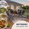 CASARIA® Gartenmöbel Set 8 Stühle mit Tisch 190x90cm Produktbild-Vorschau 10