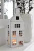 Laterne MAISON weiß shabby chic Metallhaus zum Beleuchten Produktbild-Vorschau 4