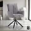 Homestyle4u Polsterstuhl Esszimmerstuhl Armlehnenstuhl Produktbild-Vorschau 6