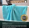 Duschtücher 2er Set, 70x140 cm, azur-blau, Baumwolle Produktbild-Vorschau 5
