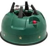 A green Christmas tree stand with gold stars on the base. Voir les images du produit