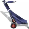 Carrello da spiaggia con ruote portatile pieghevole Blu Anteprima dell’immagine prodotto 9