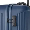 A close-up of a blue suitcase with a combination lock. Náhľad obrázku produktu