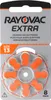 8 Rayovac 4607 Extra Advanced Typ 312 Zink-Luft Produktbild-Vorschau 3