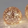 formano LED Deko-Kugel Sterne Rose-Gold 12cm Glaskugel Produktbild-Vorschau 5