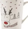Zimný hrnček z porcelánu s motívom sobov, vhodný do Náhľad obrázku produktu 4