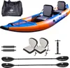 Set kayak gonfiabile Brunelli per 2 persone, canoa Anteprima dell’immagine prodotto 1