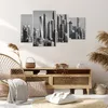 Bild auf Leinwand - Leinwandbild - 4 Teile - Wolkenkratzer Produktbild-Vorschau 7