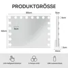 Puluomis Kosmetikspiegel Hollywood 18 LED 80x60cm 3 Produktbild-Vorschau 4
