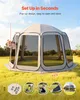 SucceBuy tenda pop-up, 365,76x335,28 cm, tenda da campeggio Anteprima dell’immagine prodotto 2