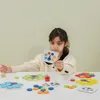 Viga Houten Match Kleurenspel Peacock Tail Montessori + Productafbeelding-voorbeeld 6