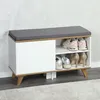 KESPER schoenenkast, wit, met zitkussen, schuifdeur, Productafbeelding-voorbeeld 2